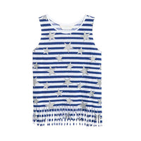 Floral Print Stripe